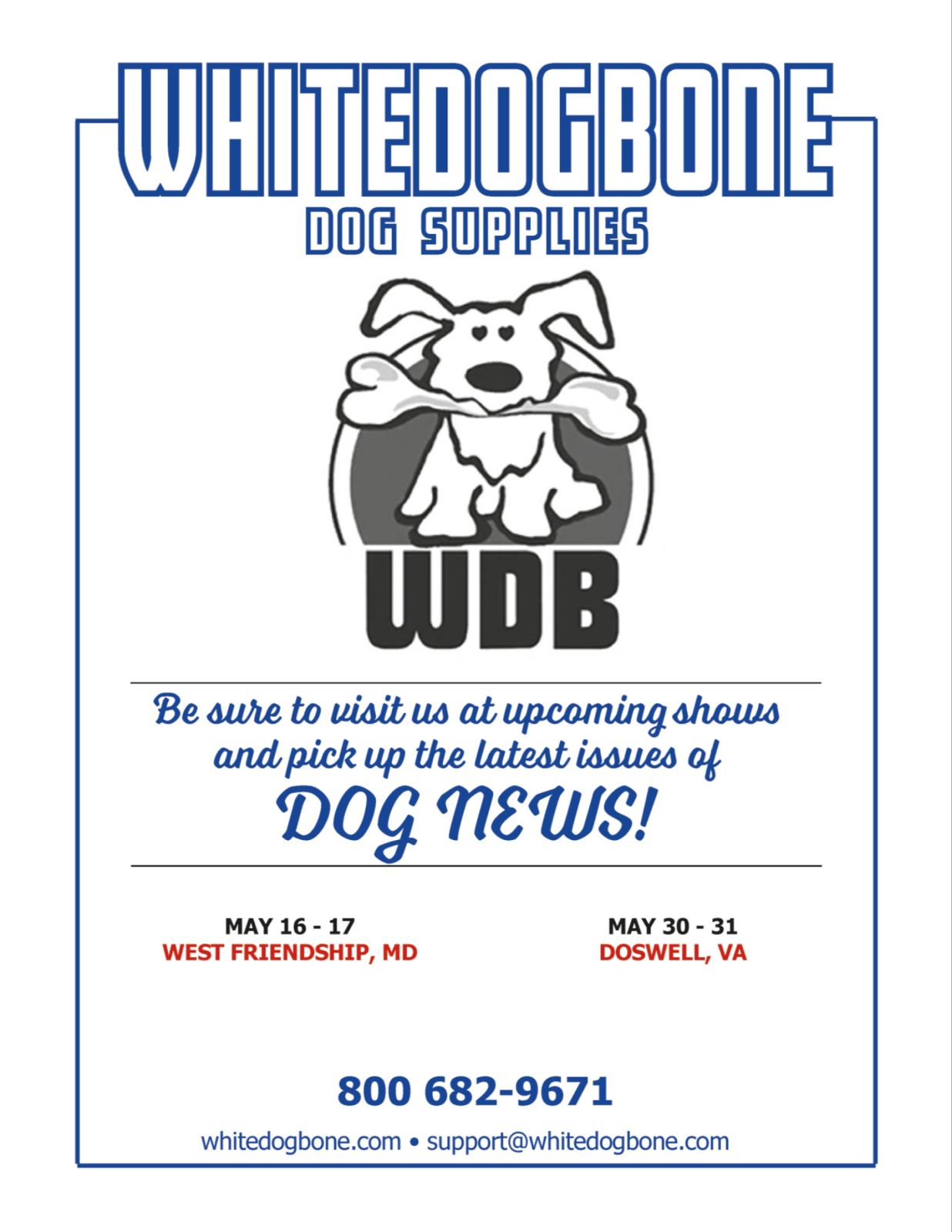 White Dog Bone