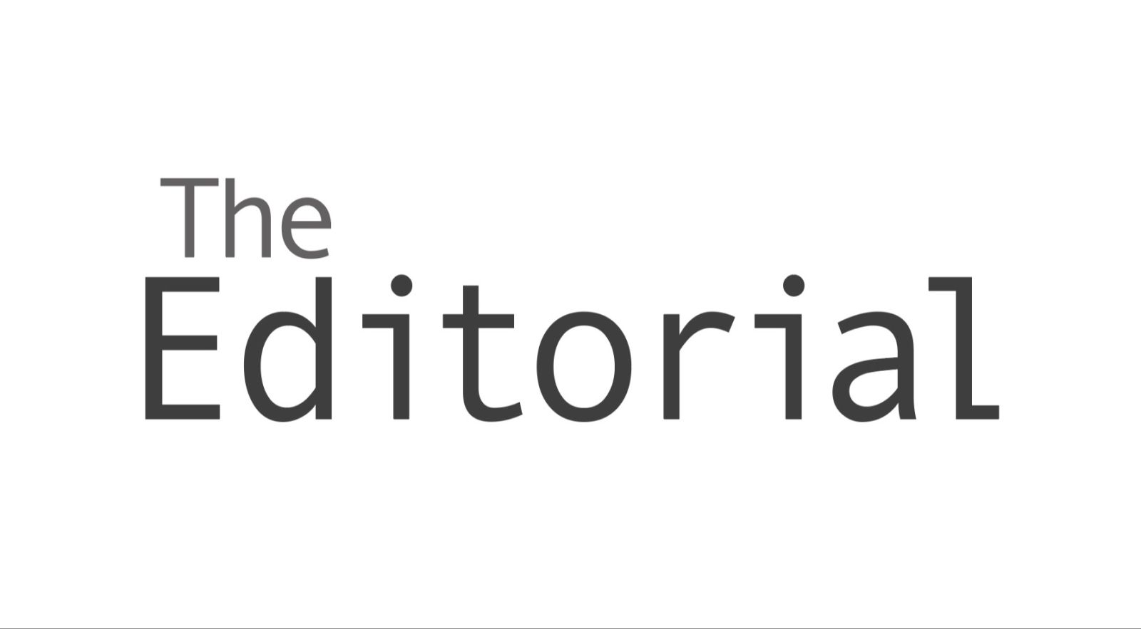 Editorial: May 15, 2026